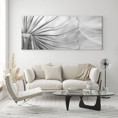 Glass picture - Dandelion Kites - 100x40 cm