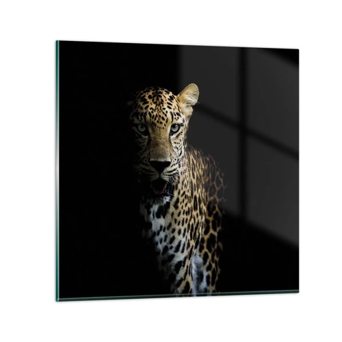 Glass picture - Dark Beauty - 30x30 cm