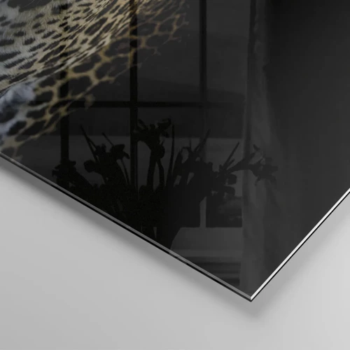 Glass picture - Dark Beauty - 30x30 cm
