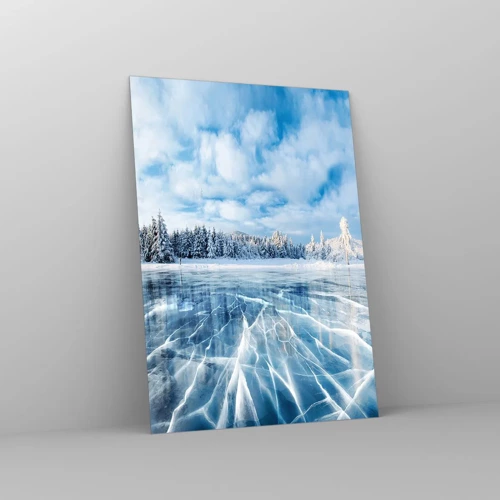 Glass picture - Dazling and Crystalline View - 50x70 cm