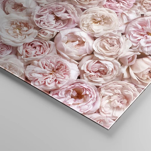 Glass picture - Decked with Roses - 120x50 cm
