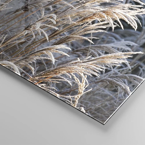 Glass picture - Decorated with Frost - 100x40 cm