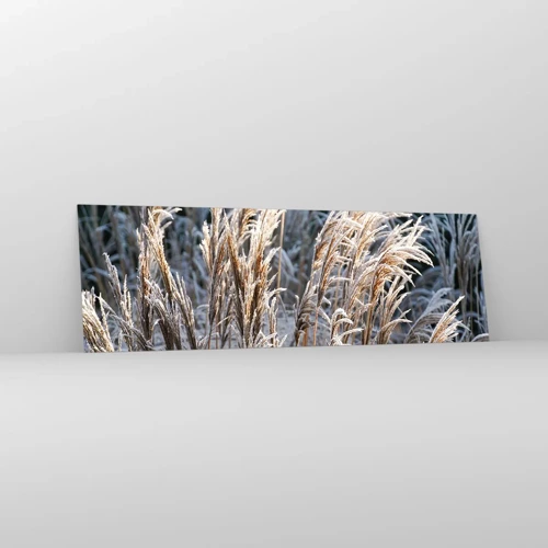 Glass picture - Decorated with Frost - 160x50 cm