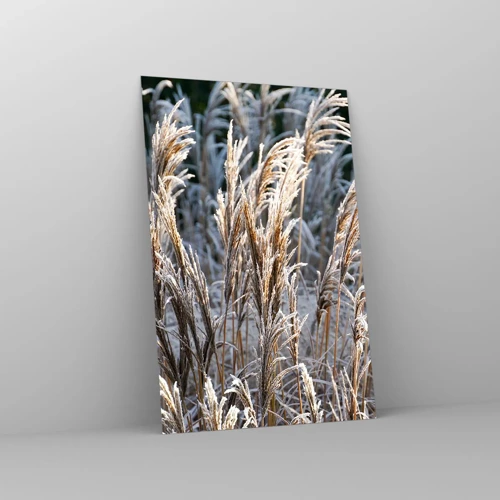 Glass picture - Decorated with Frost - 80x120 cm