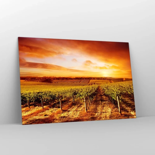 Glass picture - Delicatly Fruity with a Note of the Sun - 120x80 cm