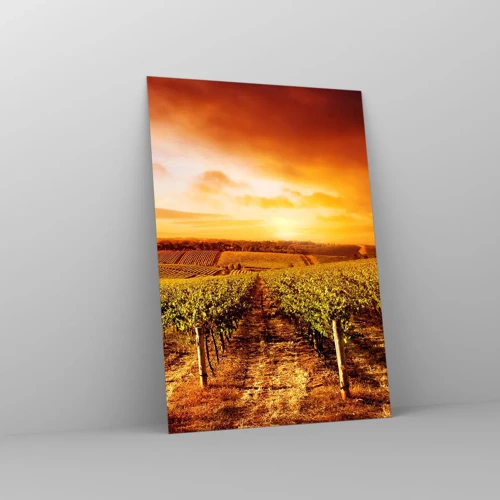 Glass picture - Delicatly Fruity with a Note of the Sun - 70x100 cm