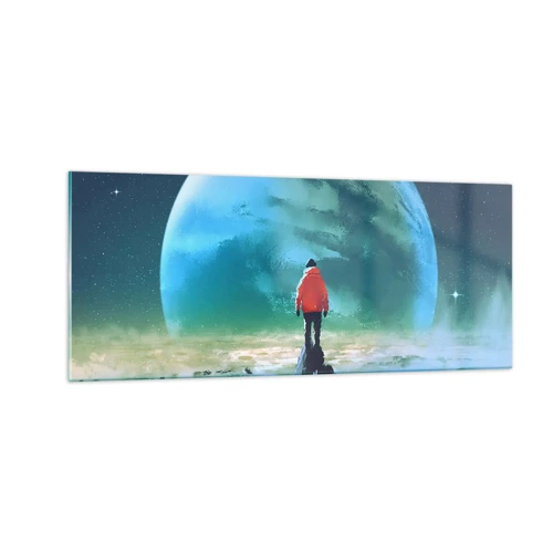 Glass picture - Discoverer of a New Land - 100x40 cm