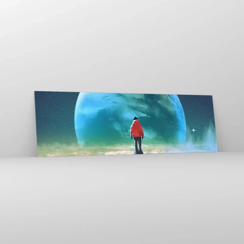 Glass picture - Discoverer of a New Land - 160x50 cm