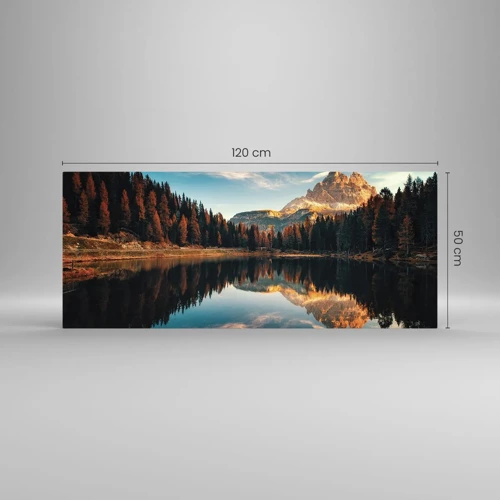 Glass picture - Double Landscape - 120x50 cm