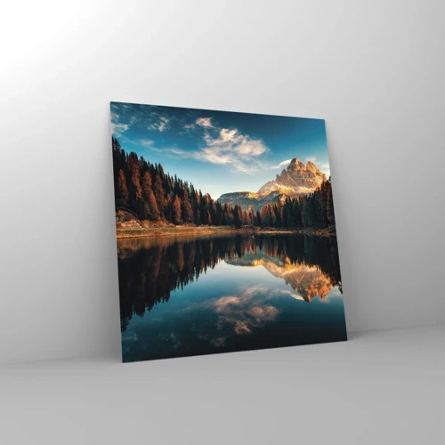 Glass picture - Double Landscape - 70x70 cm
