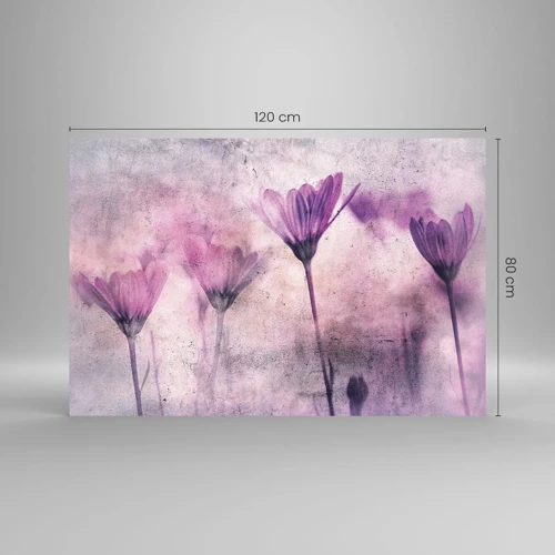 Glass picture - Dream of Flowers - 120x80 cm