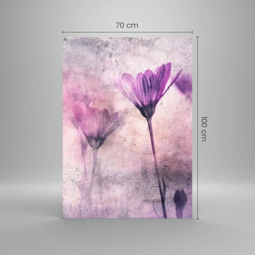 Glass picture - Dream of Flowers - 70x100 cm