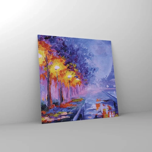 Glass picture - Dreamed Walk - 40x40 cm