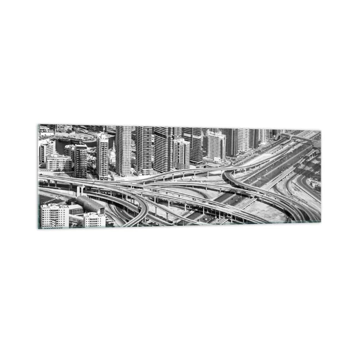 Glass picture - Dubai - Impossible City - 160x50 cm