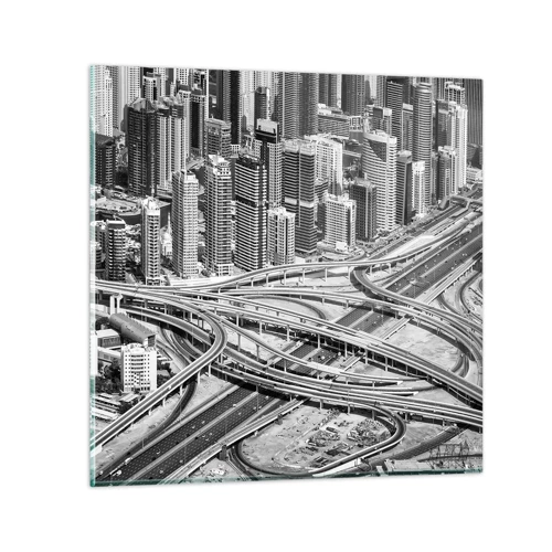 Glass picture - Dubai - Impossible City - 70x70 cm