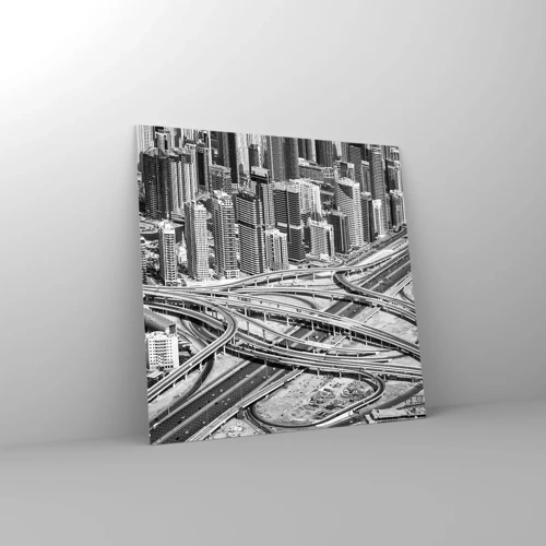 Glass picture - Dubai - Impossible City - 70x70 cm