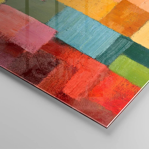Glass picture - Each Different, All Colourful - 100x40 cm