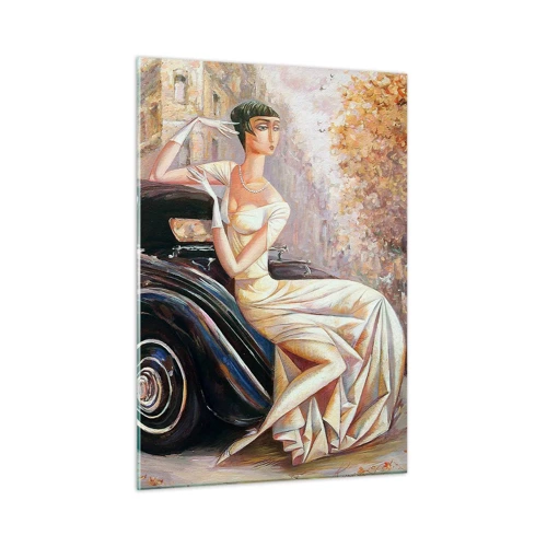 Glass picture - Elegance - Retro Style - 50x70 cm