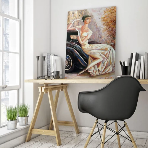 Glass picture - Elegance - Retro Style - 50x70 cm