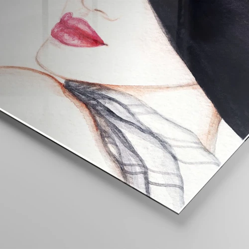 Glass picture - Elegance and Sensuality - 100x40 cm