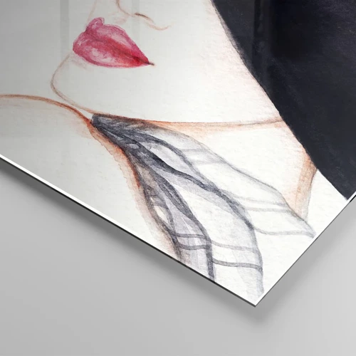 Glass picture - Elegance and Sensuality - 140x50 cm