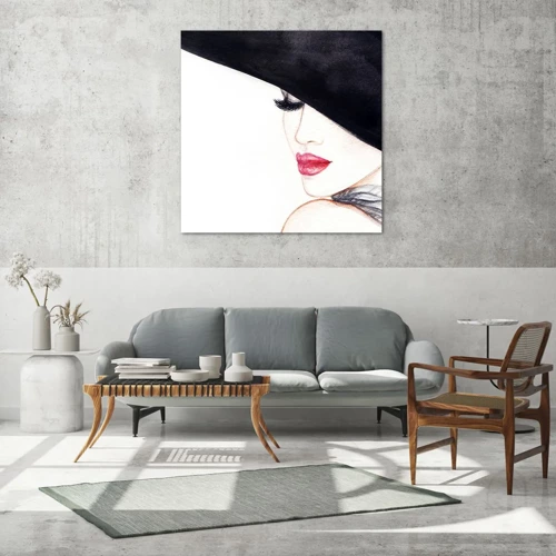 Glass picture - Elegance and Sensuality - 60x60 cm