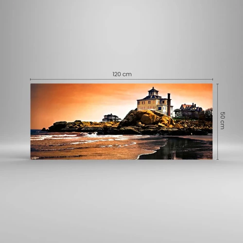 Glass picture - Elegance of a West Coast - 120x50 cm