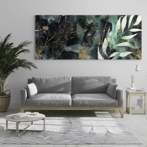 Glass picture - Enchanted Garden - 140x50 cm