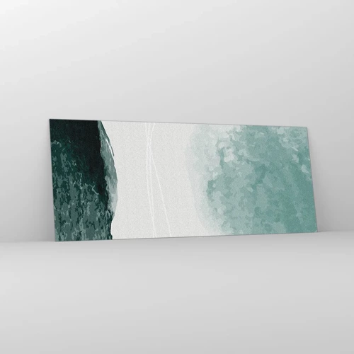 Glass picture - Encounter With Fog - 100x40 cm