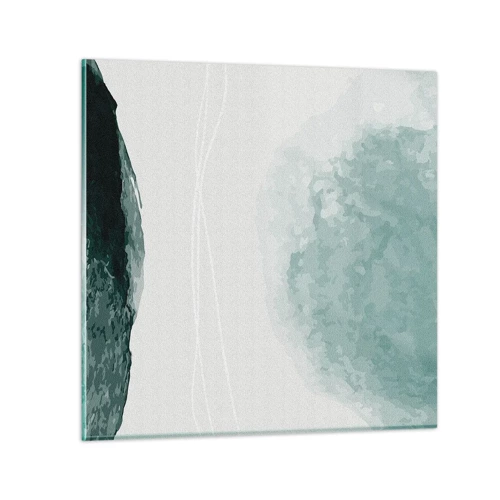 Glass picture - Encounter With Fog - 60x60 cm