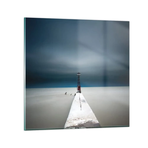 Glass picture - Encounter with Infinity - 30x30 cm