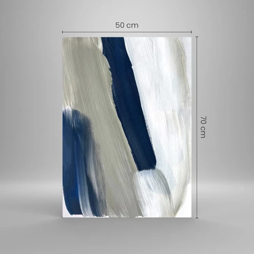 Glass picture - Encounter with White - 50x70 cm