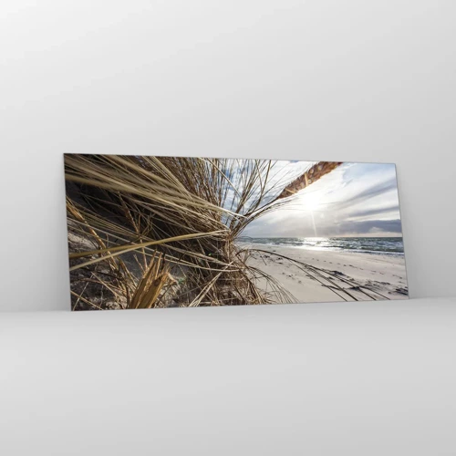 Glass picture - Enounter of the Elements - 100x40 cm