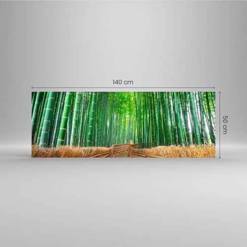 Glass picture - Essence of Asian Nature - 140x50 cm