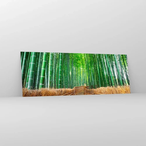 Glass picture - Essence of Asian Nature - 140x50 cm