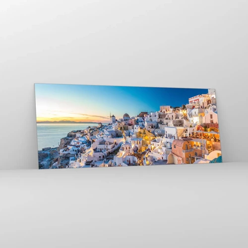 Glass picture - Essence of Greekness - 100x40 cm