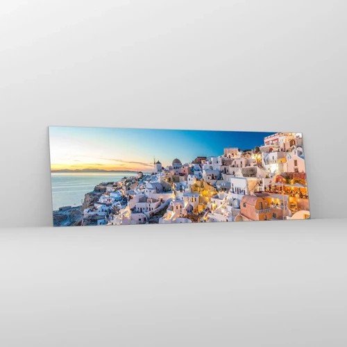 Glass picture - Essence of Greekness - 90x30 cm
