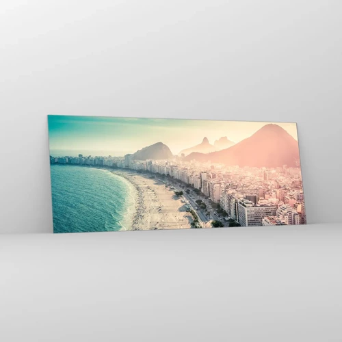 Glass picture - Eternal Holiday in Rio - 100x40 cm