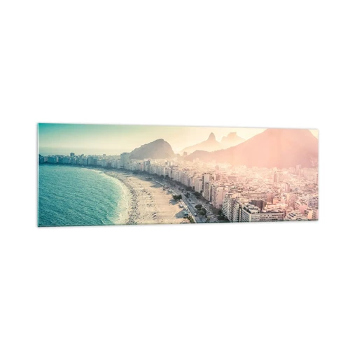 Glass picture - Eternal Holiday in Rio - 160x50 cm