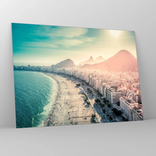 Glass picture - Eternal Holiday in Rio - 70x50 cm