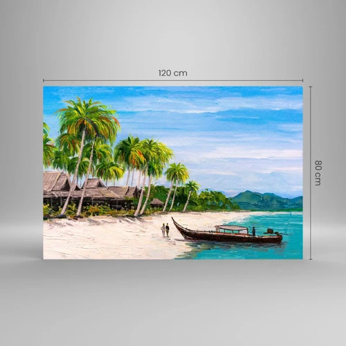 Glass picture - Exotic Dream - 120x80 cm