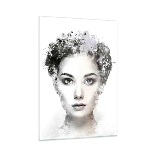 Glass picture - Extremely Stylish Portrait - 50x70 cm