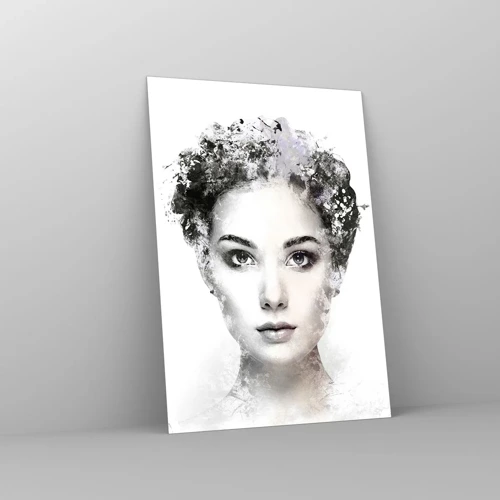 Glass picture - Extremely Stylish Portrait - 70x100 cm