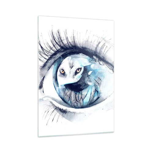 Glass picture - Eye to Eye with Wilderness - 50x70 cm