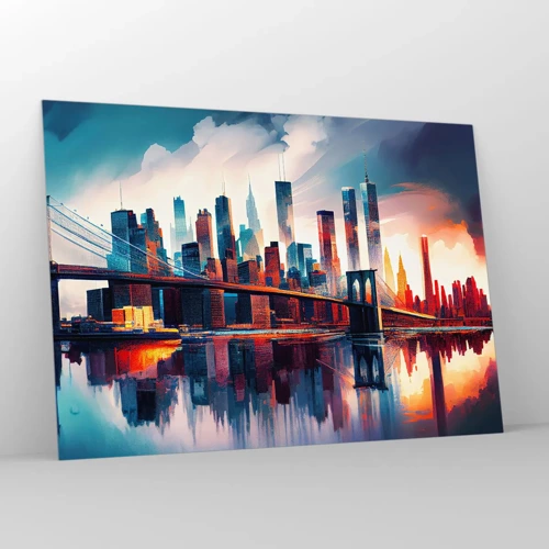 Glass picture - Fabulous New York - 100x70 cm