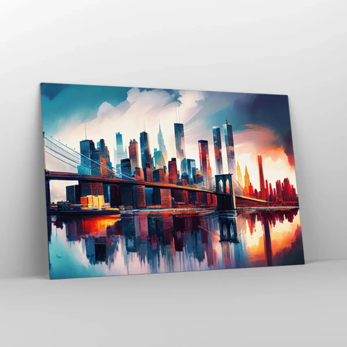 Glass picture - Fabulous New York - 120x80 cm