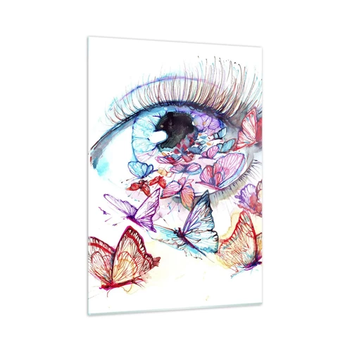 Glass picture - Fairytale Charm of the Eyes - 50x70 cm