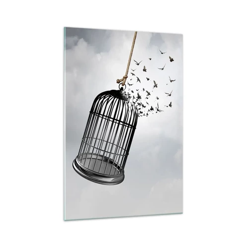 Glass picture - Faith…Hope…Freedom! - 70x100 cm