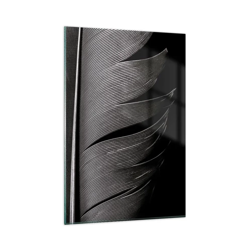 Glass picture - Feather - Wonderful Constract - 80x120 cm