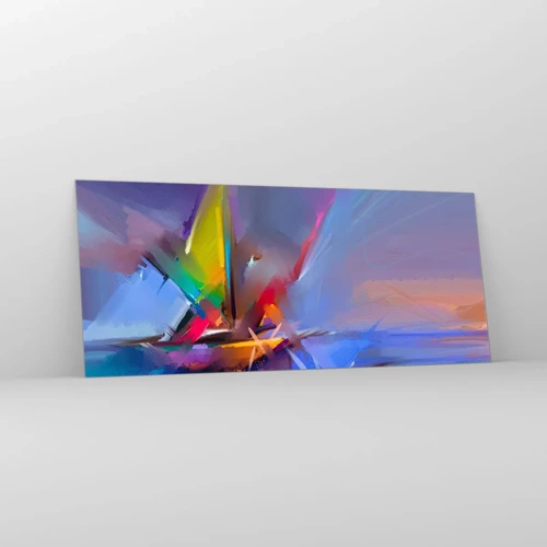 Glass picture - Flew like s Bird - 120x50 cm